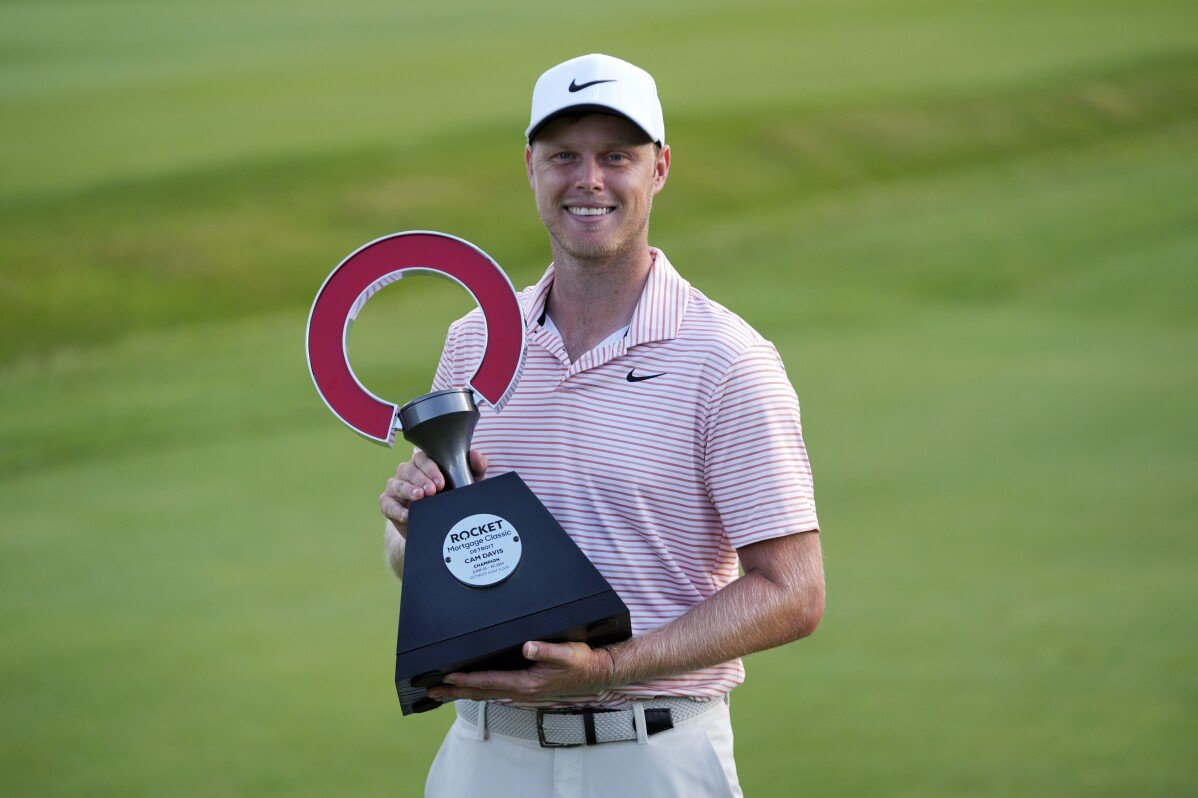 Cam Davis vence Rocket Mortgage Classic pela 2ª vez depois de Akshay Bhatia errar putt de 3 putts no buraco 18